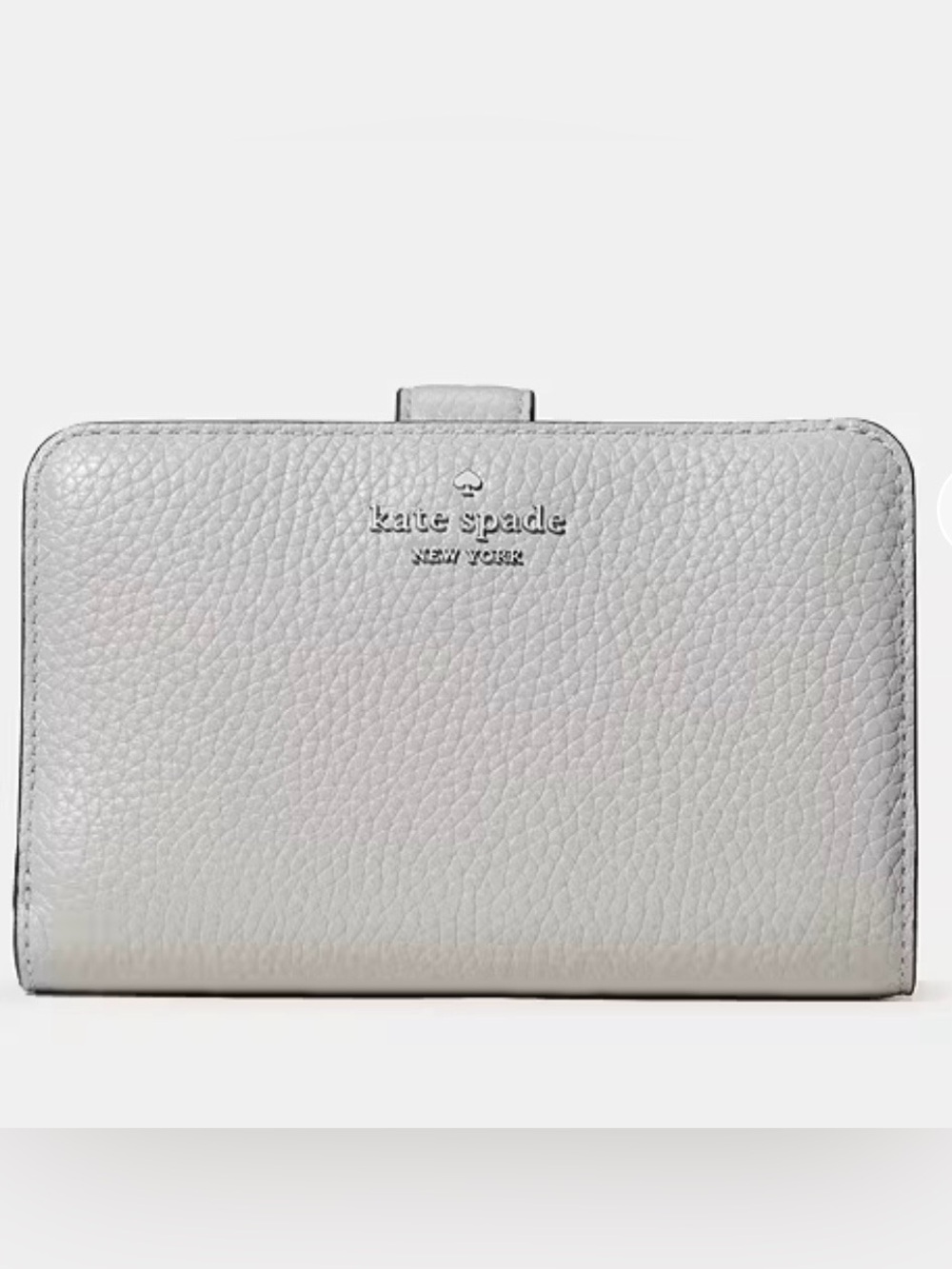 kate spade medium Pebbled Leather bi-fold Wallet